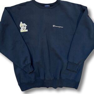 Champion Dark Blue Crewneck Men's Sweater